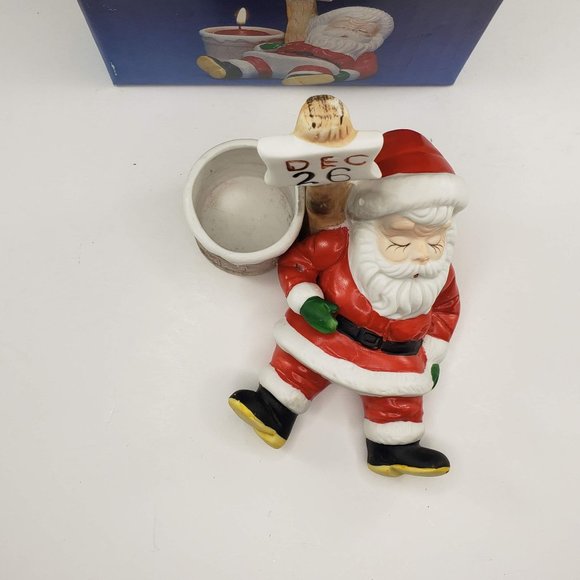 House of Lloyd Holiday House Of Lloyd Sleepy Santa Candleholder